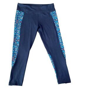 2 Pairs of Z by Zobha Leggings Pockets Zip Ankle Vents Stretch Yoga XL #26H